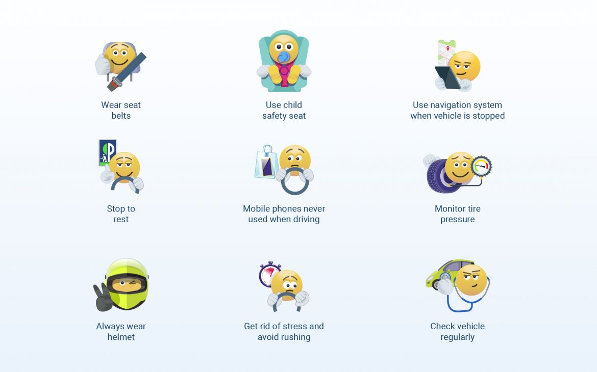 Stand Up for Road Safety Emoji Campaign