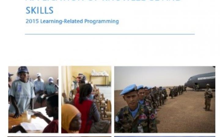 Evaluation on beneficiary application of knowledge and skills: 2015 learning-related programming