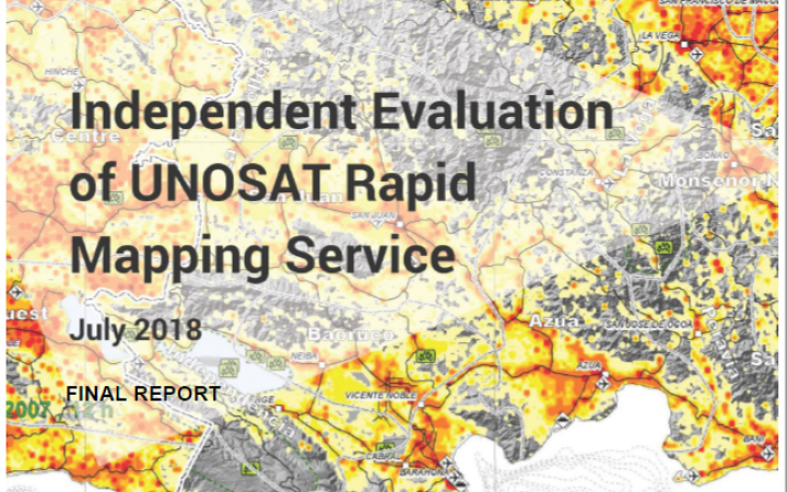 Independent Evaluation of the UNOSAT Rapid Mapping Service