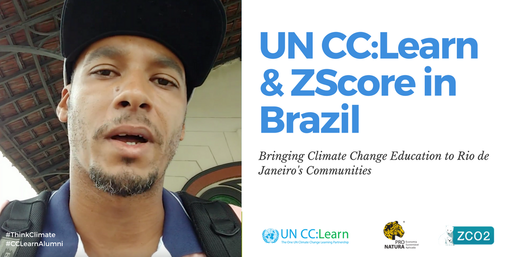 ZScore and UN CC:Learn have partnered to increase awareness about climate change sensitive issues in the urban context of Rio de Janeiro’s communities.