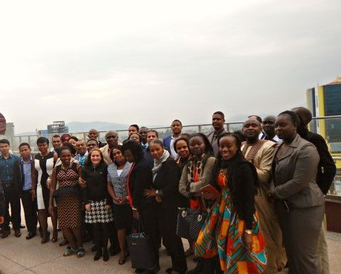 Group photo with Anglophone and Francophone participants