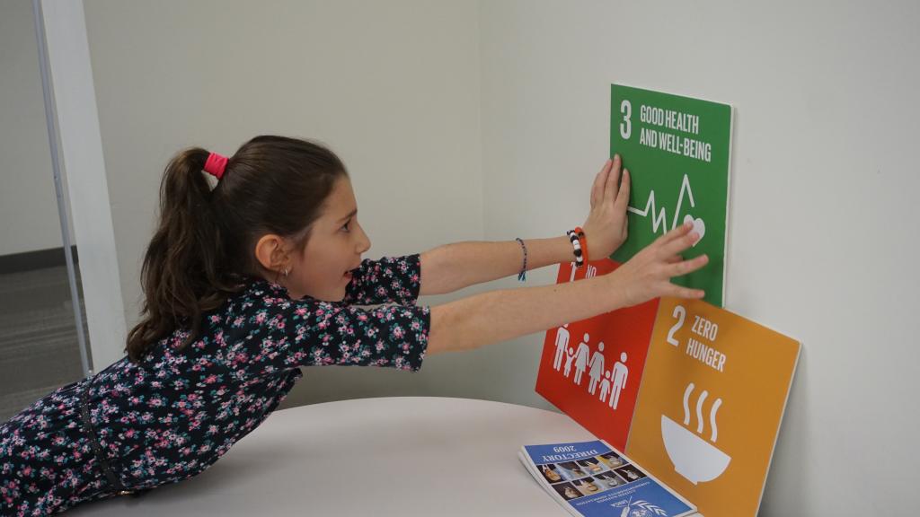 Young Girl from Stand Up Girls with SDGs