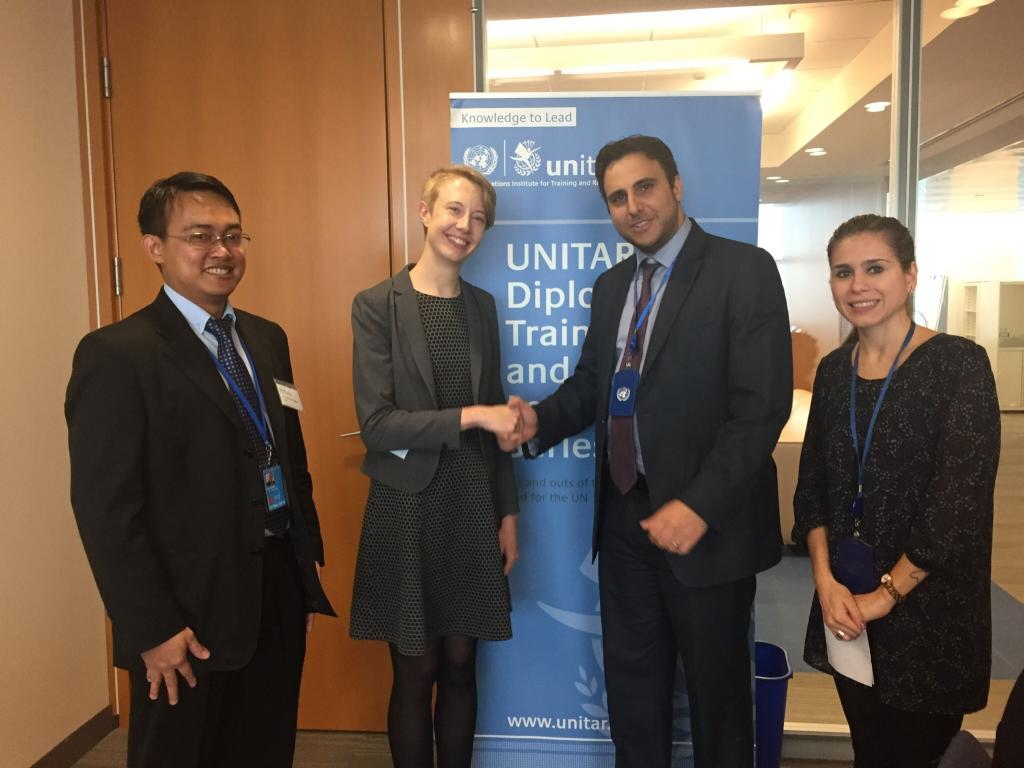 Delegates at a UNITAR/Columbia course