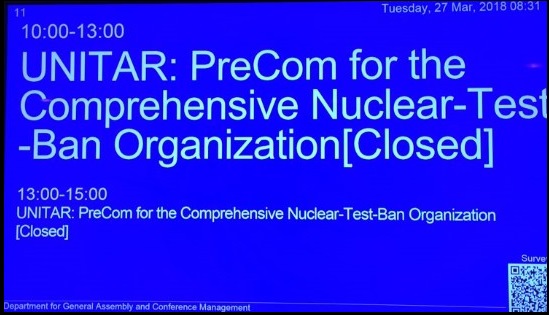 Event on Preparatory Commission for the Comprehensive Nuclear-Test-Ban Treaty Organization