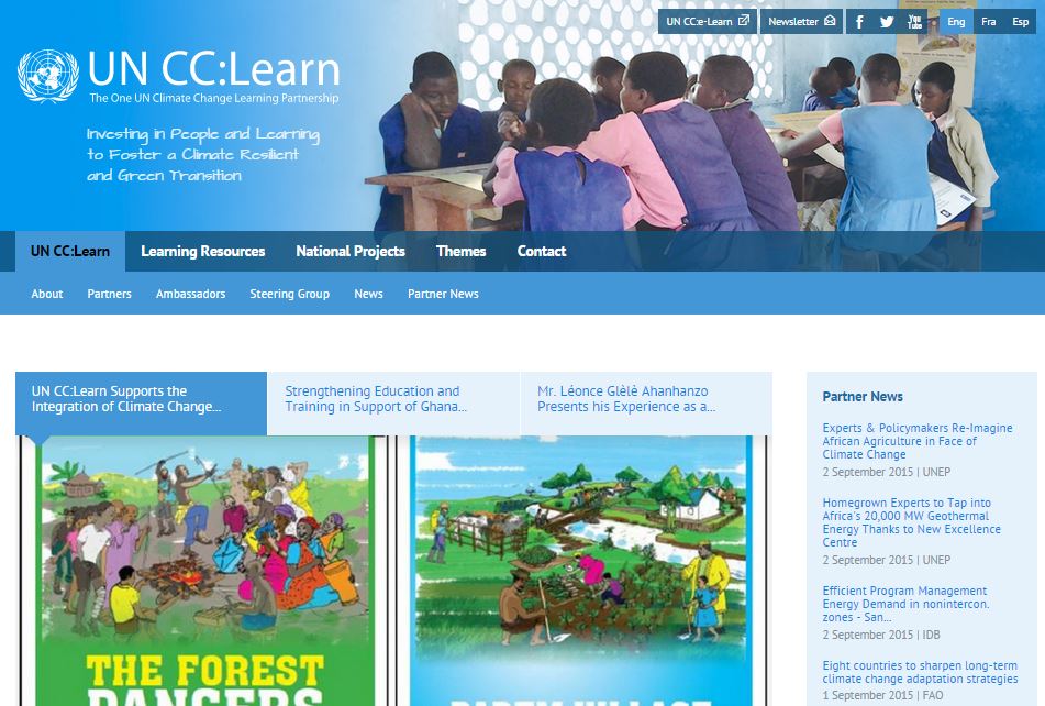 The One UN Climate Change Learning Partnership (UN CC:Learn) | UNITAR