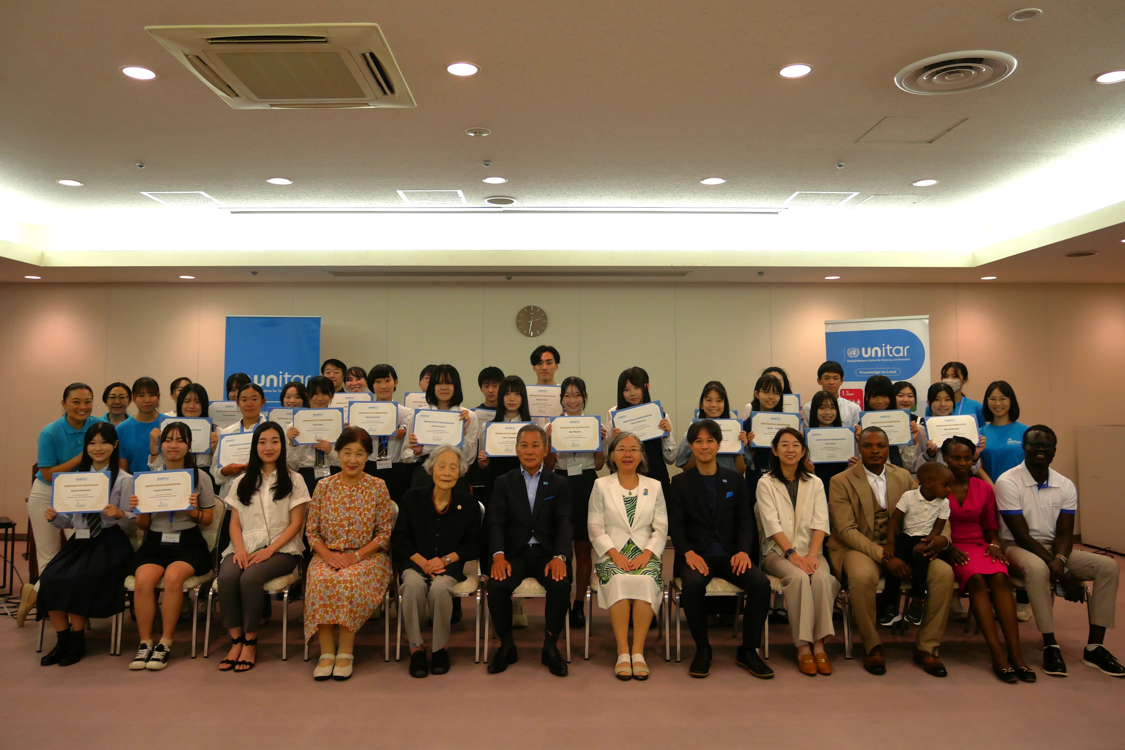 UNITAR Hiroshima Youth Ambassador Programme 2025 Concludes with Vision for Peace