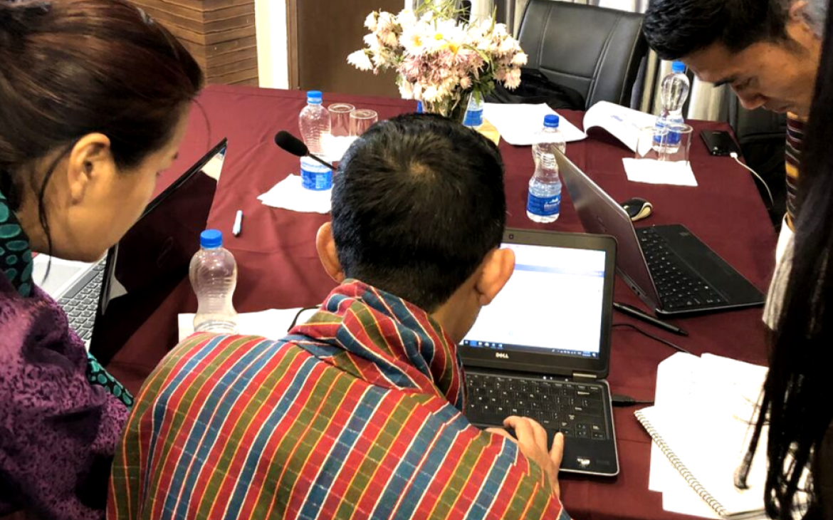 Photo 3: Participants for the UNITAR-UNOSAT to Enhance the Evidence-based Decision Making in Bhutan