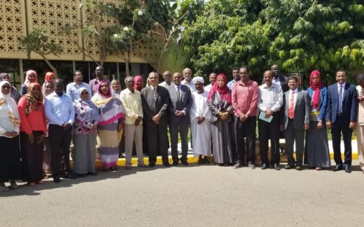 Students at the Capacity-development Training on hazard assessments in Sudan