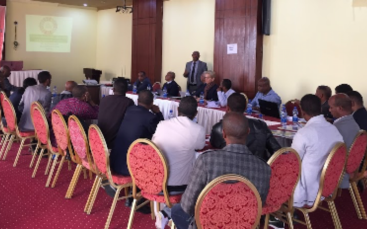 Consultations during first workshop in August 2019, Bishoftu, Ethiopia.
