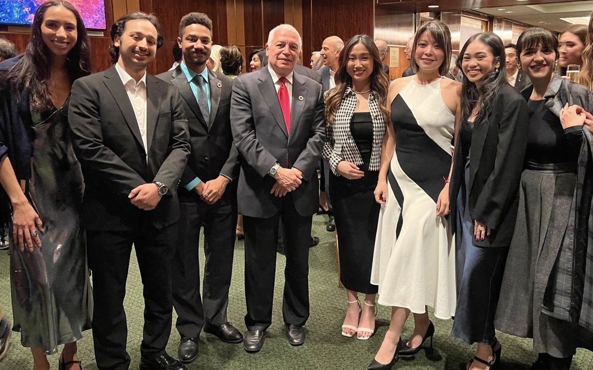 UNITAR New York Office Team with Amb. Marco Suazo, Head of Office