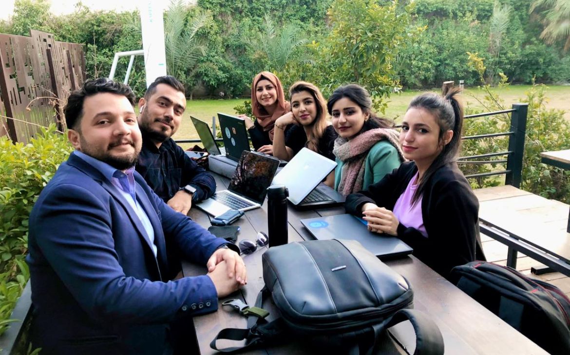 Coaching session in Baghdad, Iraq