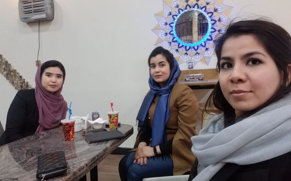 Coaching session with Ms. Mariam Ghaznavi (right), Adviser to the Deputy Minister, Ministry of Finance, Kabul, Afghanistan