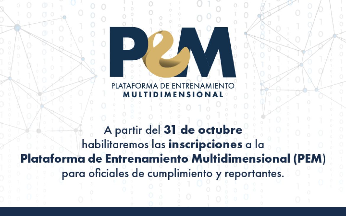 Inscripciones abiertas a partir del 31 de Octubre en la PEM