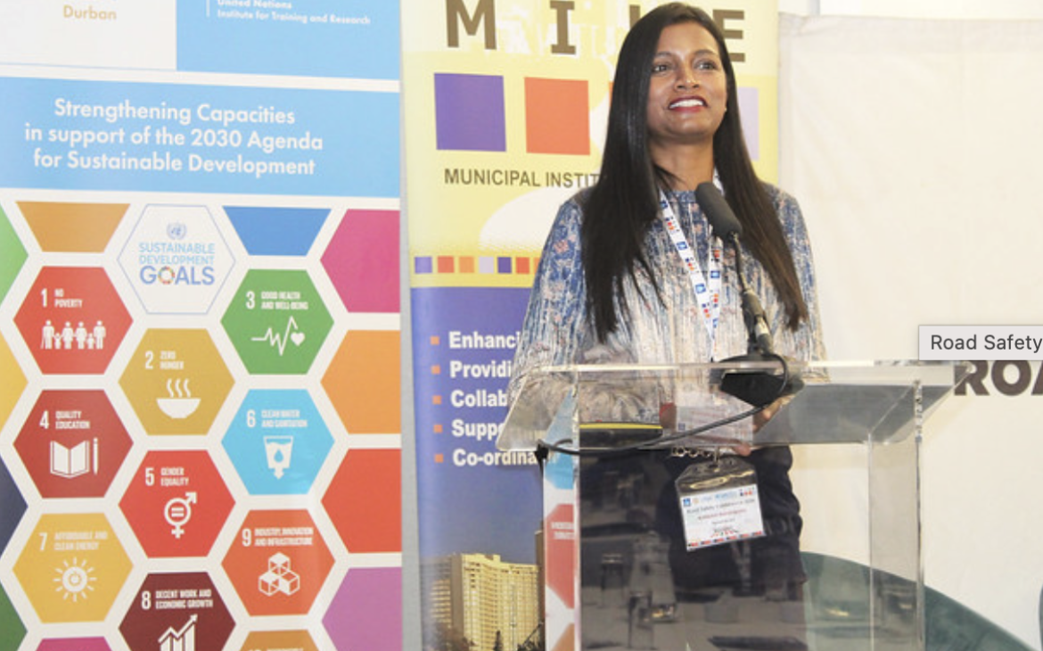 Expert panelist presenting during the 2026 Road Safety Conference
