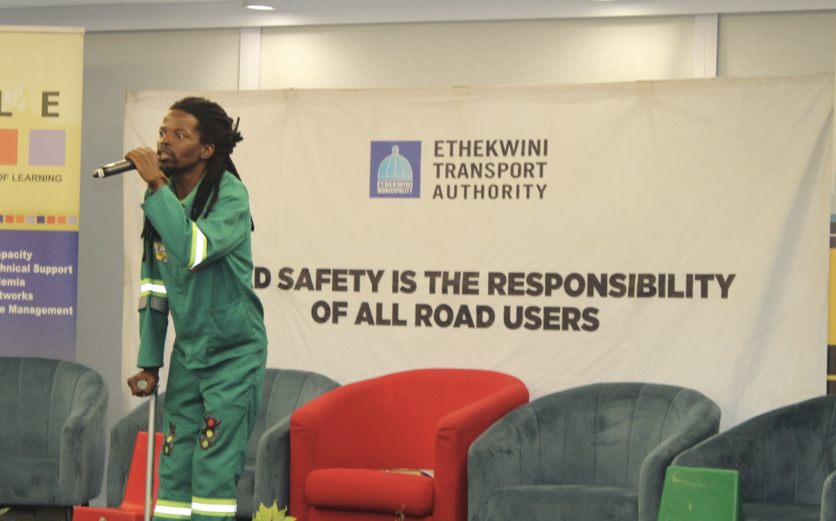 Expert presenting during the 2026 Road Safety Conference