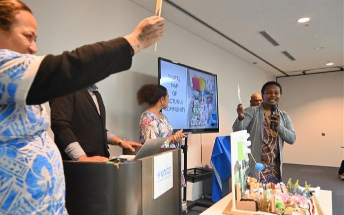 Group presentation at the United Nations University in Tokyo, on the final day of the Japan Study Tour