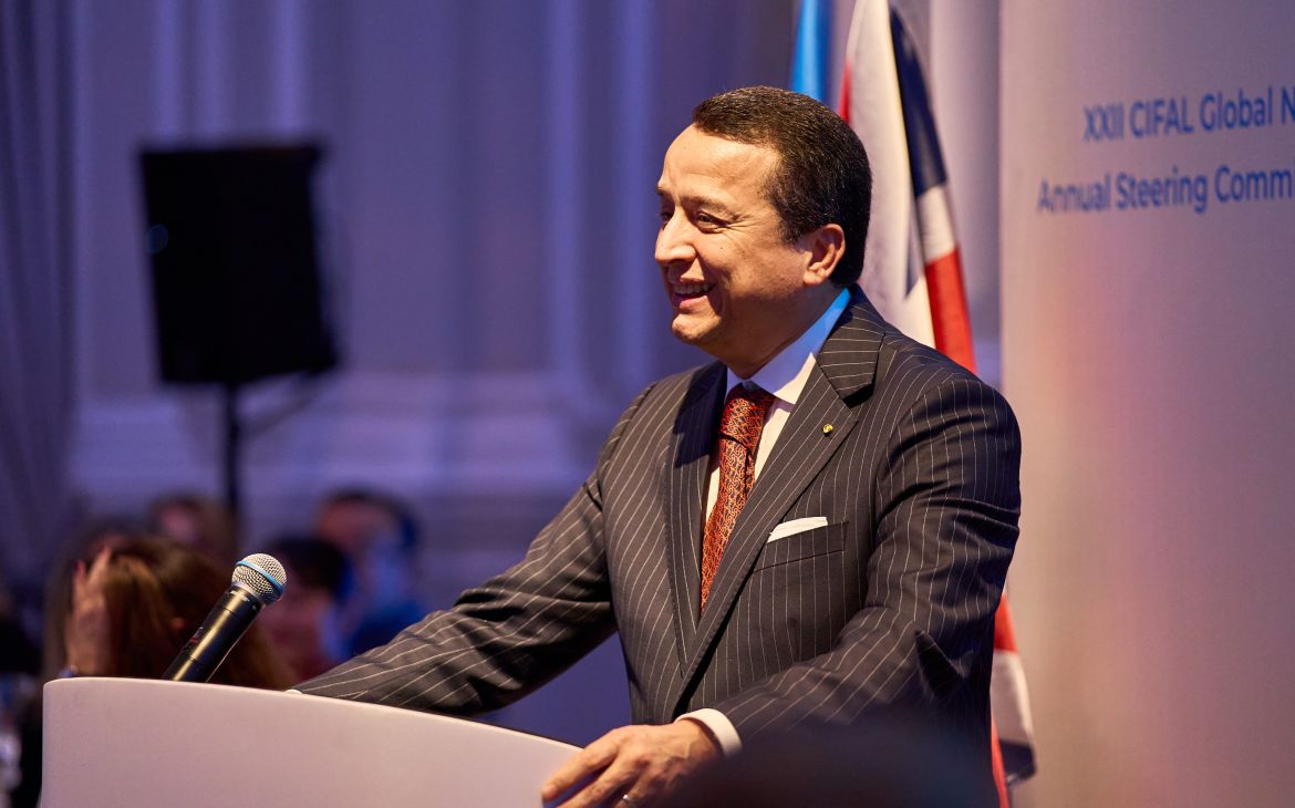 Mr Alex Mejia, Head of the CIFAL Global Network and Director of the Division for People and Social Development at UNITAR