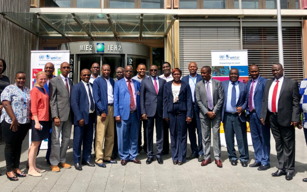 H.E. Dr. Cleopa Kilonzo Mailu, Permanent Representative of the Republic of Kenya visits UNITAR training on “Parliamentary Monitoring and Oversight of Sustainable Development Goals” 