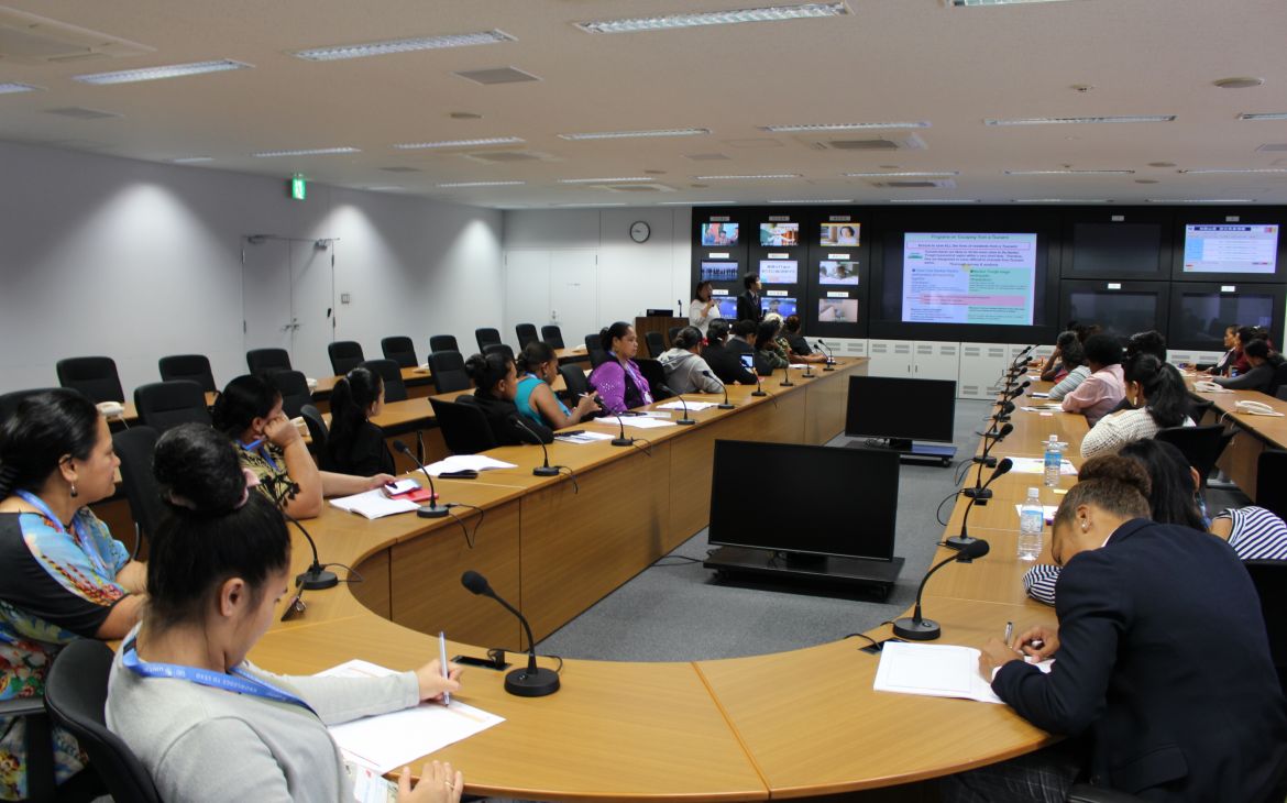 UNITAR Women's Leadership Leadership in Tsunami-based DRR Training Programme during study visit to 
