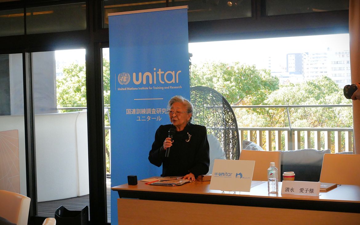 Lecture by Ms. Koko Kondo, hibakusha