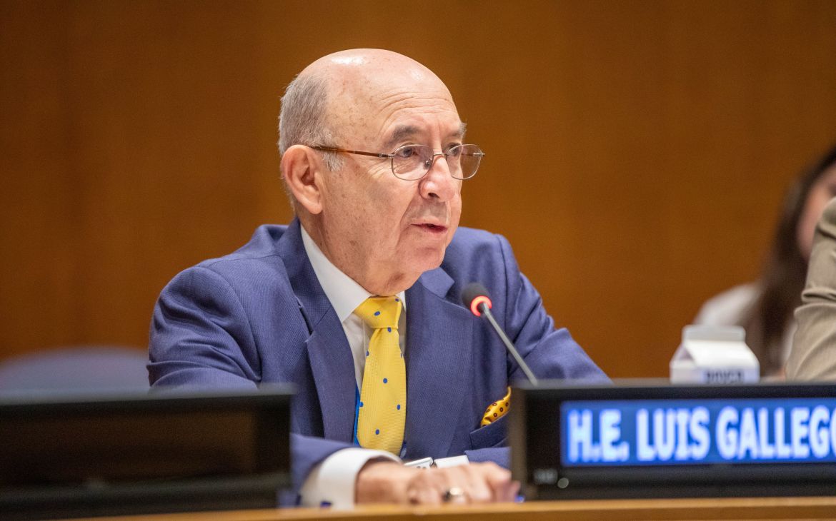  His Excellency Ambassador Luis Gallegos, Permanent Representative of  Ecuador to the United Nations in New York