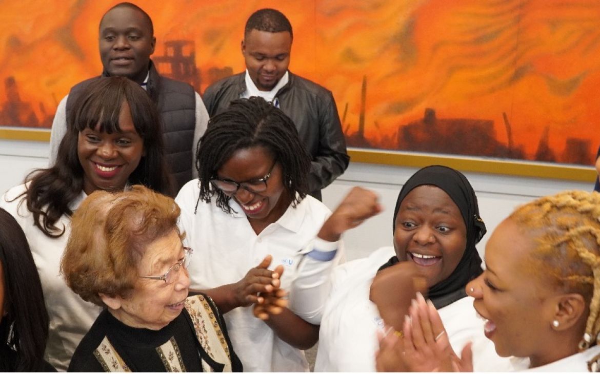Participants engage with community representatives in Hiroshima to learn about the local culture and strengthen the message of peace.