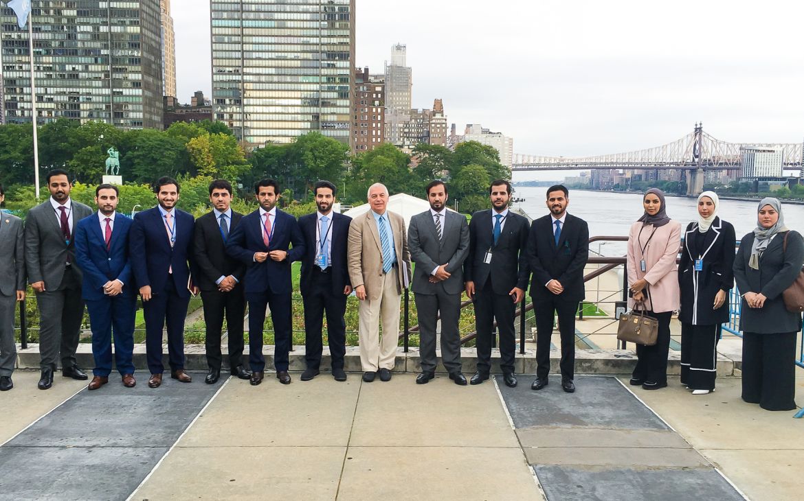 Qatar Delegates with Mr. Marco Suazo at The UN Headquarters, New York