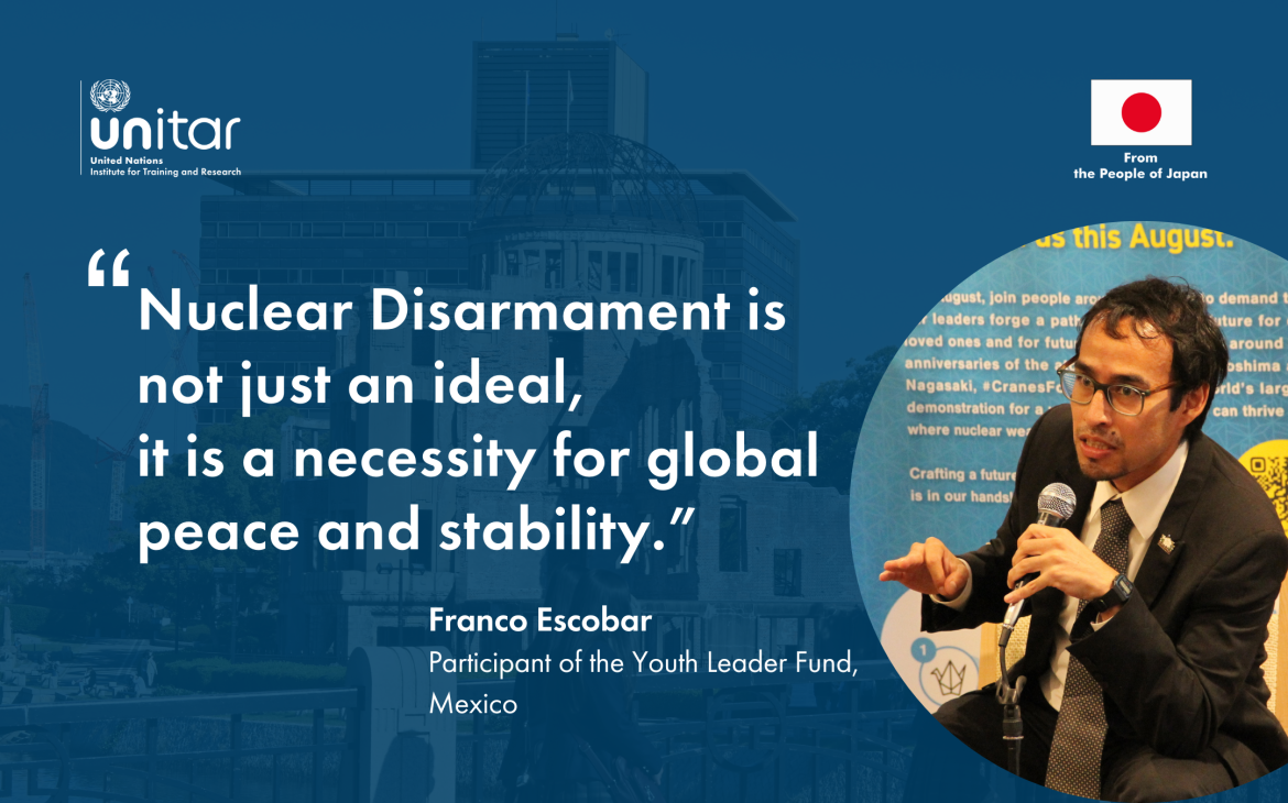 Quote from Franco Escobar, a Mexican Research fellow and PhD student, Youth Leader Fund participant