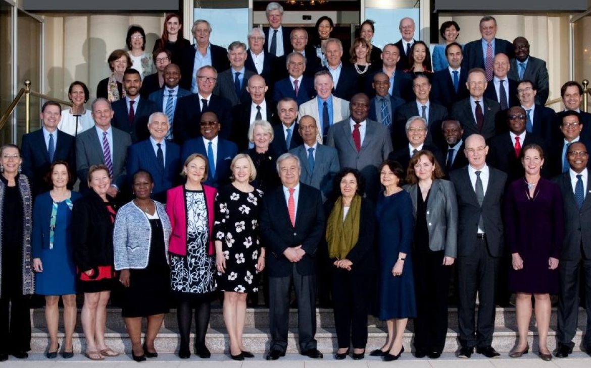 The Special Representatives of the Secretary-General, senior UN staff, funding government representatives and UNITAR staff. The Special Representatives of the Secretary-General, senior UN staff, funding government representatives and UNITAR staff.