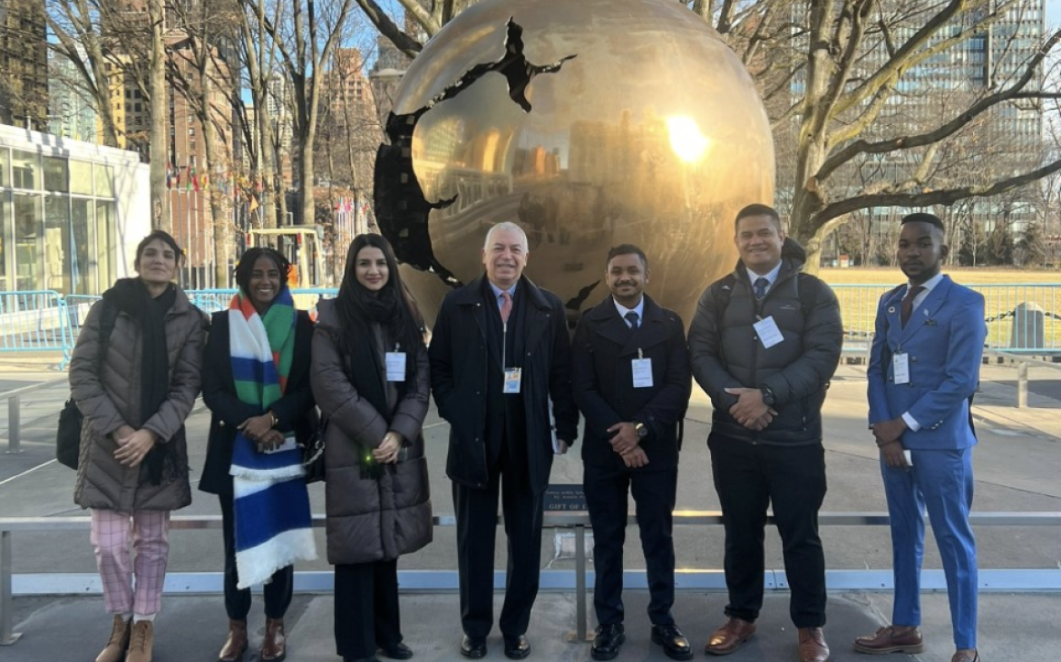 UNITAR Head of Office in New York, Mr. Marco Suazo with the 2023 PGA Fellows