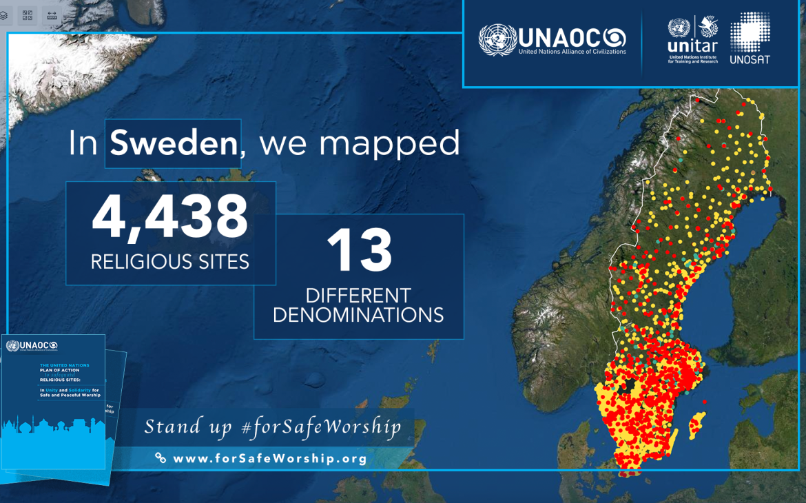 Sweden Webmap of Religious Sites