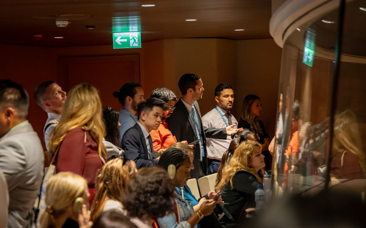 Participants at the HRC Gallery I