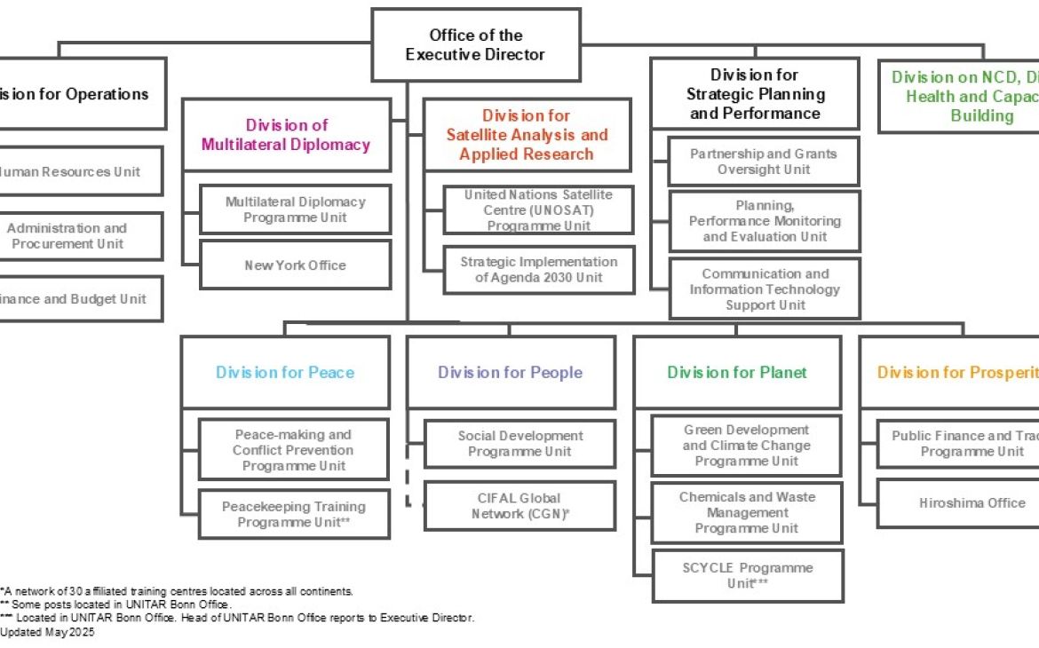 UNITAR Organizational Chart