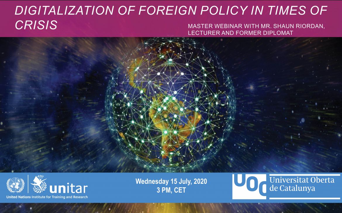 UOC - UNITAR Webinar on Digitalization of Foreign Policy in Times of Crisis 