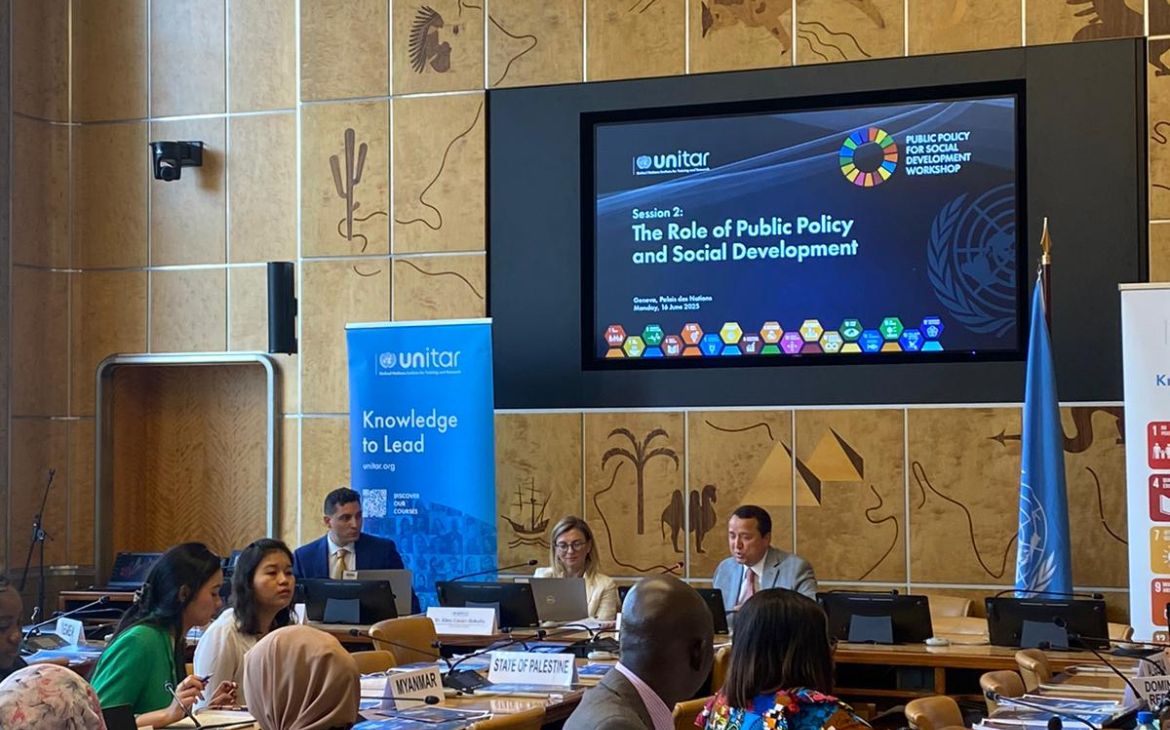 UNITAR and the Permanent Mission of Peru Deliver Successful Workshop on Public Policy for Diplomats of the Group of 77 and China in Geneva