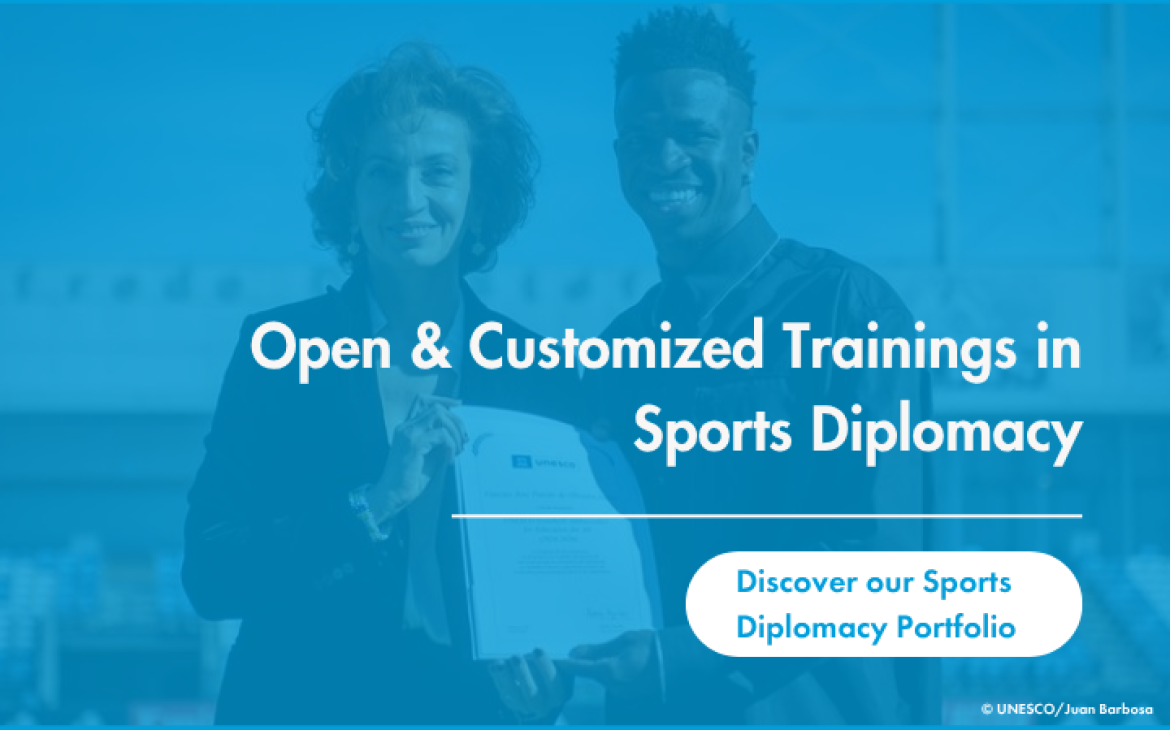  Open & Customized Trainings in Sports Diplomacy