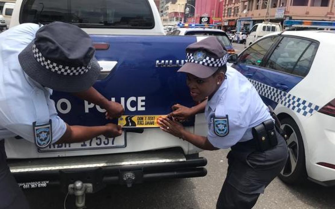 Durban Metro Police Officers during the Campaign