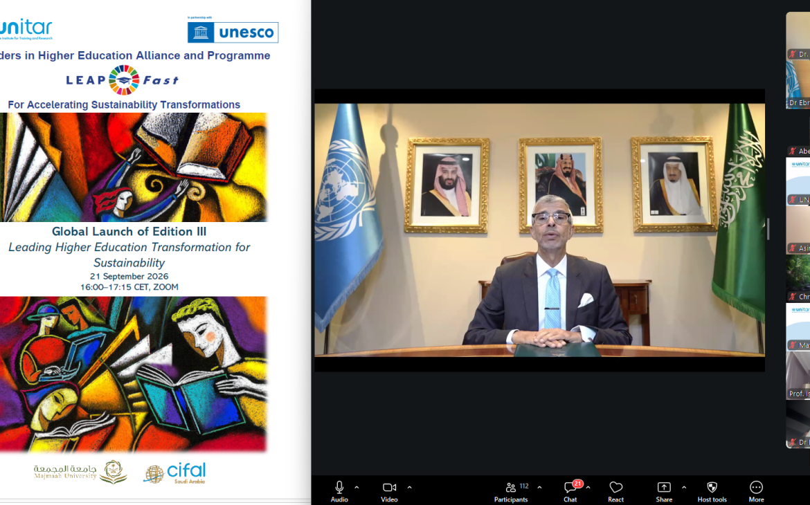 Opening remarks featuring a video message from His Excellency Dr. Abdulaziz Alwasil, Ambassador Extraordinary and Plenipotentiary and Permanent Representative of the Kingdom of Saudi Arabia to the United Nations in New York.