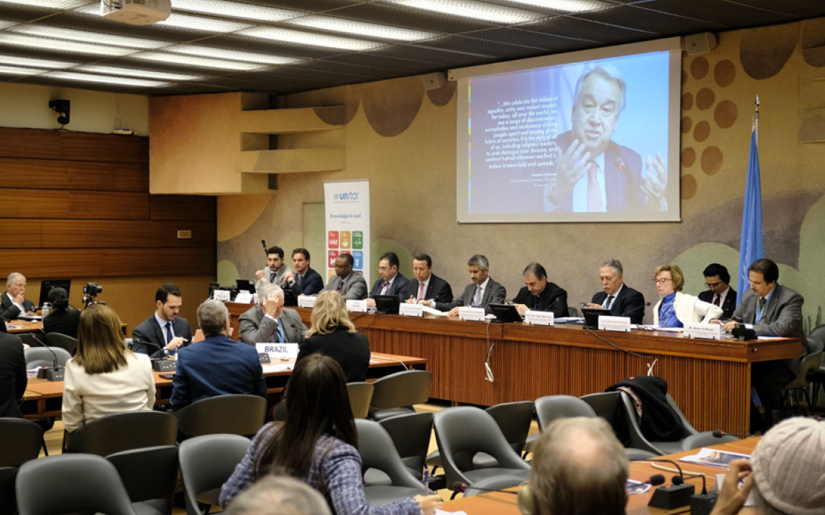 UNITAR Co-Hosts the 10th Geneva Interfaith Dialogue on the Role of Interfaith Dialogue in Strengthening Cultural Diplomacy with the Permanent Mission of Jordan