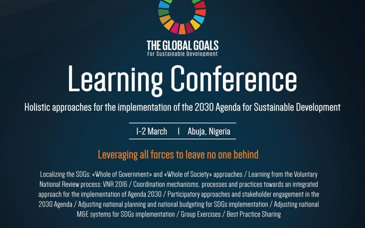 Learning Conference on Developing a “Holistic Approach for the Implementation of the 2030 Agenda”