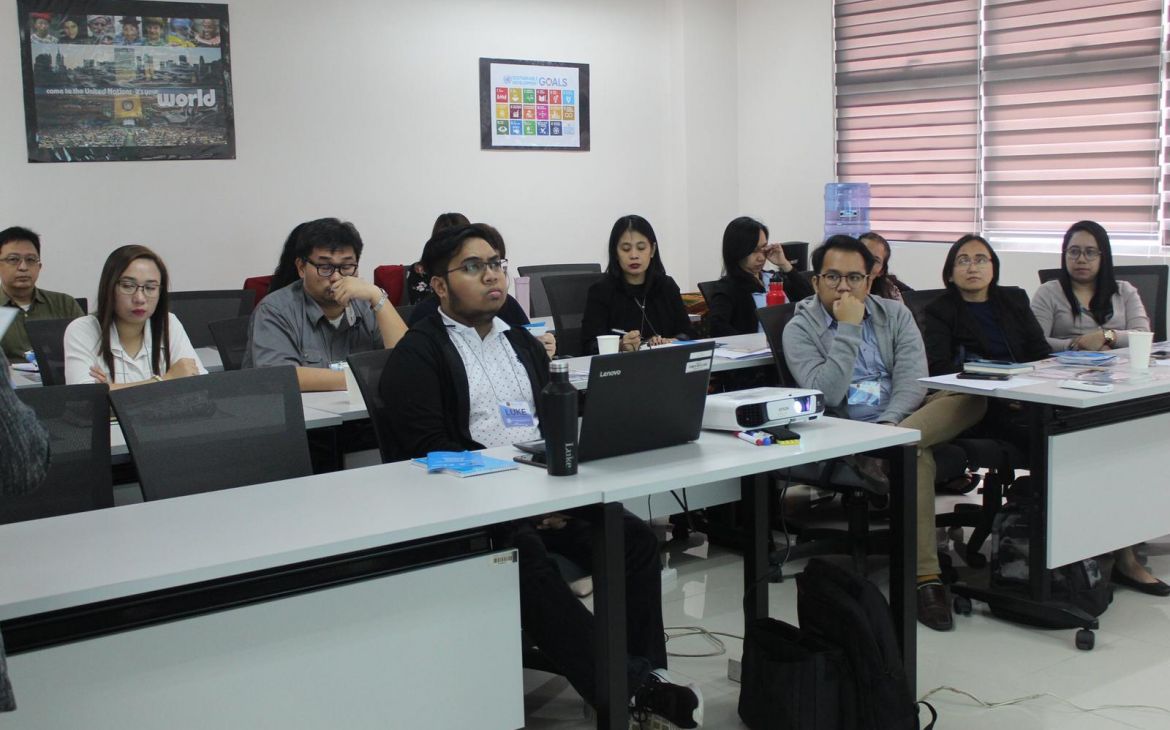 Participants during the first module of the Global Migration Professional Course