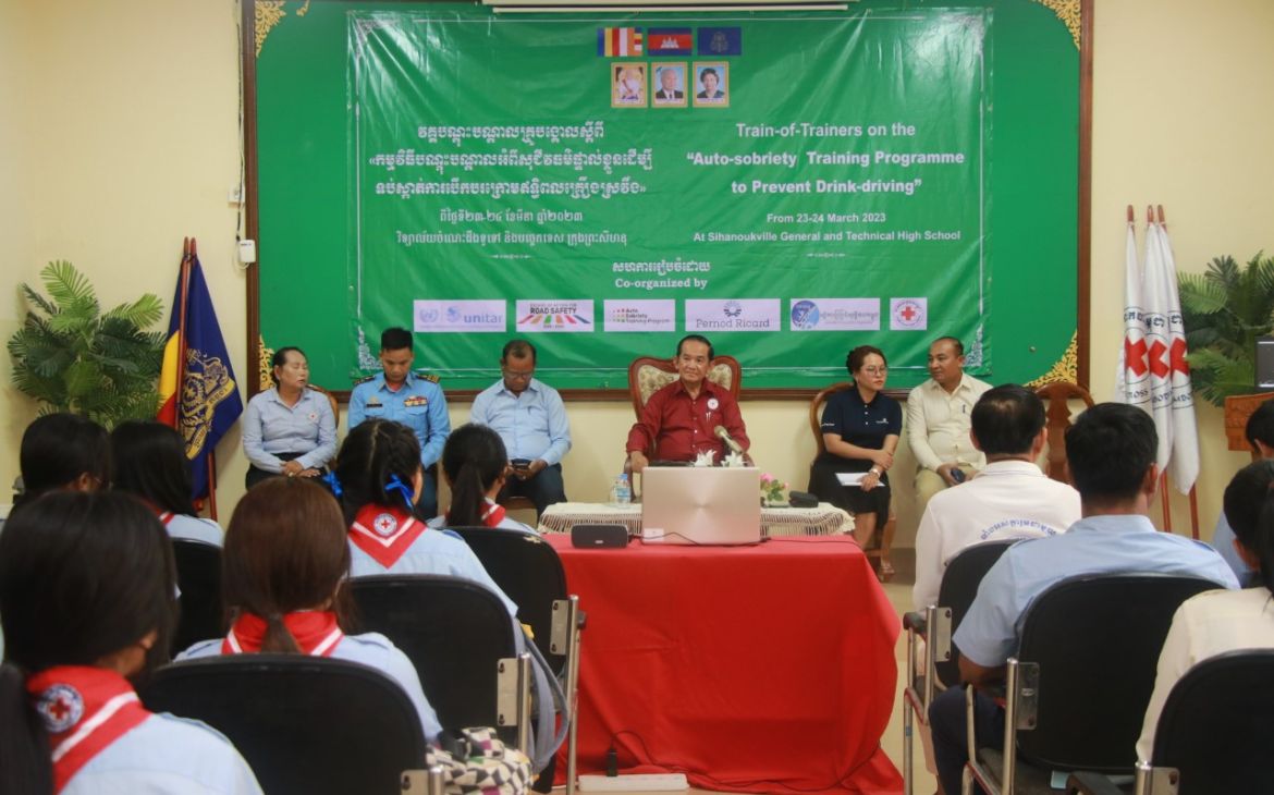 Cambodia’ Second Training of Trainers on the Autosobriety Training Programme to Prevent Drink-Driving 