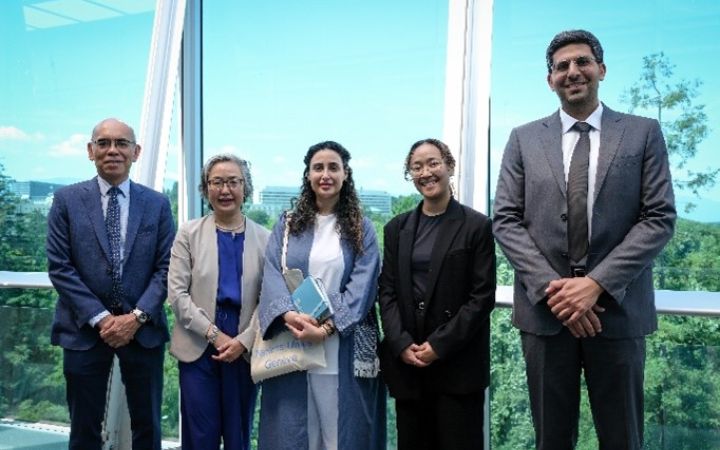 H.H. Princess Abeer S. Al Saud was welcomed by the UNITAR Division for Prosperity, Technology, Finance and Trade Programmme Unit