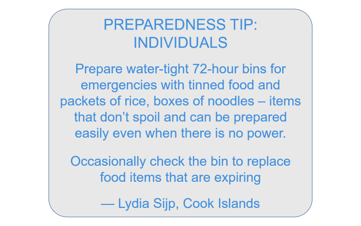 Preparedness Tips