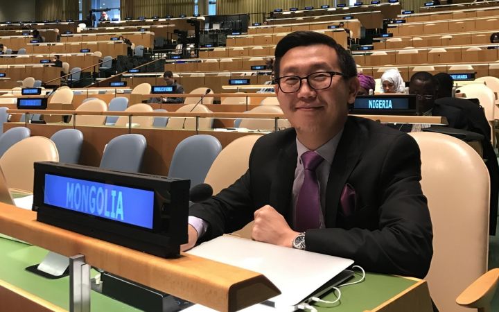 Amaraa Erdenebaatar, First Secretary of the Permanent Mission of Mongolia to the United Nations Office in Geneva and alumnus of 2021 UNITAR Hiroshima Training Programme on Nuclear Disarmament and Non-Proliferation