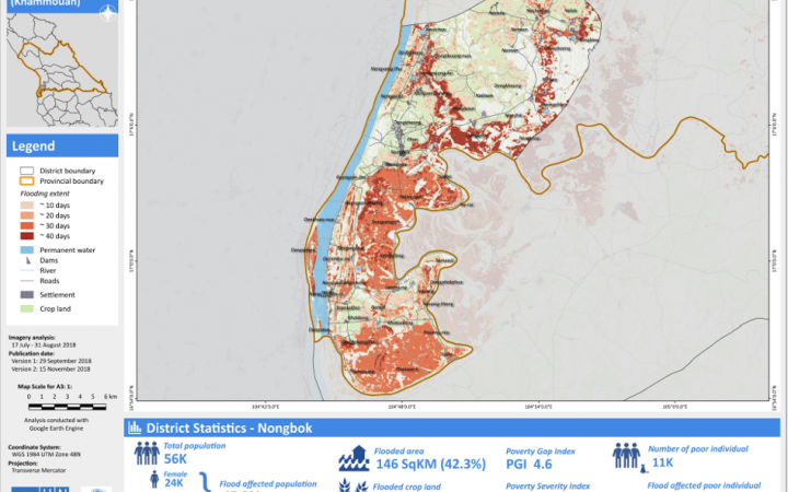 Map created for UNDP’s Post Disaster Needs Assessment (PDNA)