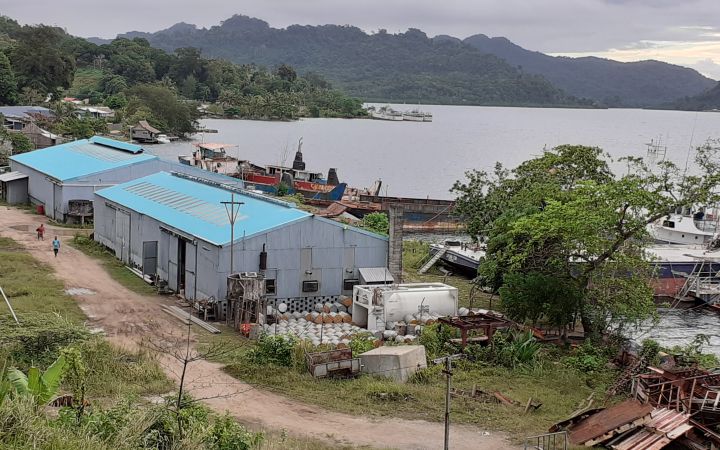 The port of Tulaghi town is prone to tsunamis. (Photo courtesy of Everlyn Fiualakwa)