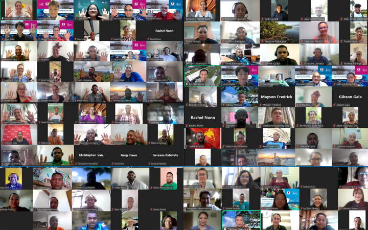 UNITAR Early Warning Systems Training Programme Phase 1 Online Webinar Screenshot
