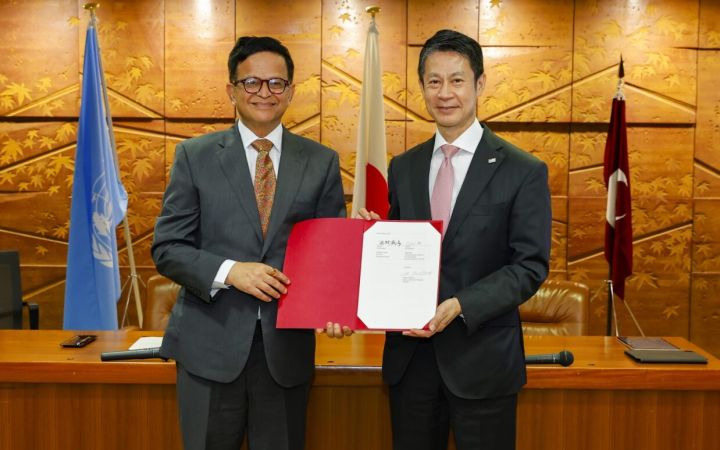 Signing ceremony: UNITAR and the Hiroshima Prefectural Government's Eighth Special Purpose Grant Agreement