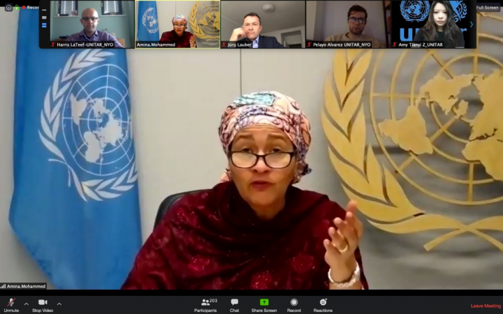 Ms. Amina J. Mohammed, the Deputy Secretary-General